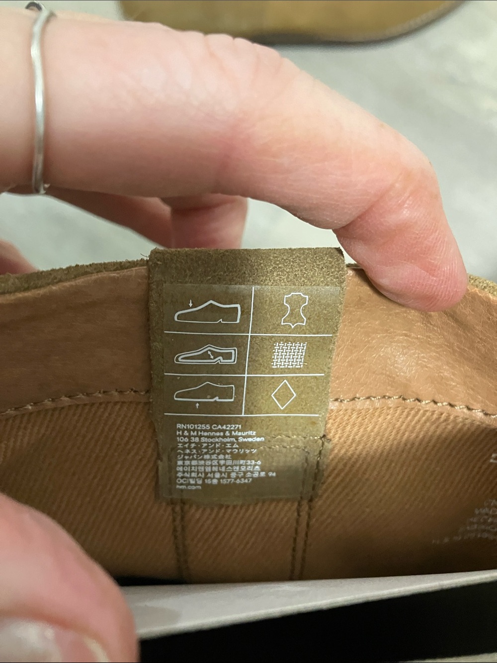 Women’s 10, genuine leather ankle booties from H&M. New with tags - Picture 7 of 9